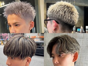 ビンゴ(BINGO)の写真/【メンズ専門店ならではの高技術】メンズスタイルのプロ達が理想のカラーを実現！ブリーチもお任せ下さい◎