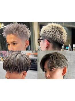 【メンズ専門店ならではの高技術】メンズスタイルのプロ達が理想のカラーを実現！ブリーチもお任せ下さい◎