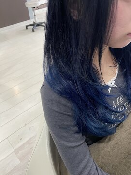 セレンディピティ(SERENDIPITY) ブルー/ブルーブラック/グラデーションカラー/エンドカラー