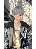 仙台メンズブリーチカラーシルバーカラーハイトーン