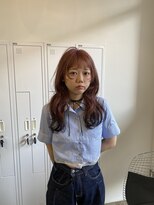 クリアーオブヘアー 池下店(clear OF HAIR)&nbsp;pink beige ×裾color