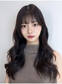 大人韓国/ゆるふわレイヤー/髪質改善/前髪カット/コテ巻き