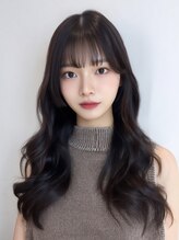 セントラル 三宮店(central)&nbsp;大人韓国/ゆるふわレイヤー/髪質改善/前髪カット/コテ巻き