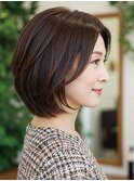 40-50代にオススメ★リフトアップレイヤーボブ