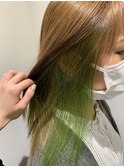 イヤリングカラー，グリーン，エメラルドグリーン【草加】