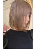 ミルクティベージュ/ケアブリーチ/髪質改善/立川