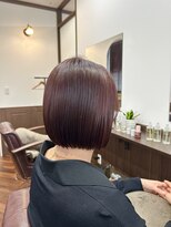 ミレナ(Milena)&nbsp;ミニボブ×暖色カラー