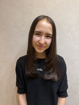 ネウィ 大分中央町店(newi) 小顔見せ◎ナチュラル【顔周りレイヤー】