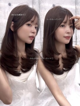アリュウル 表参道(ALLURE) 大人可愛いレイヤーカット*ワンカールで可愛い/