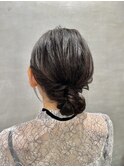 【ふわふわシニヨン】結婚式/銀座/ヘアセット/カチモリ/アレンジ