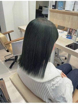 バーチ バイ クロップエス(BIRCH by crop es) ブリーチなしWカラー/マット/グリーン