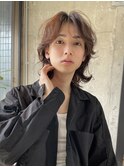 men's/メンズミディアムパーマ/波巻きツイストスパイラル/新宿