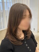 山野愛子美容室 銀座店&nbsp;海外風レイヤー重めミディアムレイヤー