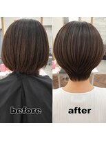 モンド ヘアクリエーション 西田店(monde hair creation)&nbsp;【monde】before × after × 髪質改善