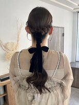 ウル 岡山駅店(ULu.)&nbsp;結婚式ヘア二次会ヘア編みおろしカチモリシニヨン岡山ヘアセット