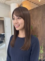 零秒女髪 千里丘店&nbsp;艶やかまとまりナチュラルストレートロング髪質改善艶髪艶感