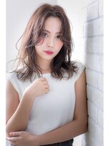 ヘアーアートシフォン 川口東口店(hair art chiffon) デジタルパーマ×バレイヤージュでクラシカルノーブルロブ 川口