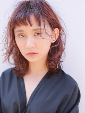 ソイ 下北沢(soi) ミディアムウルフのパーマスタイル【soi下北沢】