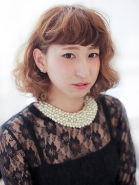 モードケイズ 本厚木(MODE K's) 【MODE K's厚木】ミニマムボブ×波巻きモード×ベージュ3Dカラー