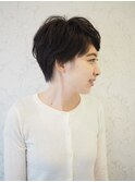 大人のツーブロックショート