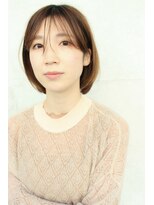 モリオ フロム ロンドン 大宮2号店(morio from London)&nbsp;【なかじま ひびき】シースルーバング×ショートボブ