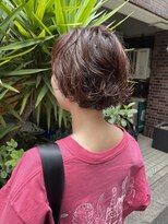 エッセンス(THE ESSENCE) curl 切りっぱなしボブエアリーロング美髪ピンクブラウン