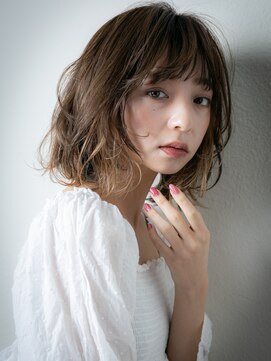 カバーヘア ブリス 大宮西口(COVER HAIR bliss) 外国人風オンブレ大人ハイライトボブパーマv大宮20代30代40代!