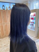 シャンティ 平岸店(Shanti)&nbsp;○ネイビーブルー/韓国ブラック/ミディスタイル○ 菅野裕太