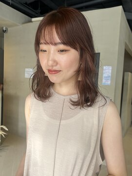 ヘアー アイス ルーチェ(HAIR ICI LUCE) ワンカラーオレンジブラウンナチュラルカラー/今枝