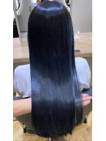 ジーナ 福岡天神(Zina)&nbsp;Deep Navy Silver × 髪質改善トリートメント【中村一樹】