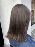透明感グレージュ