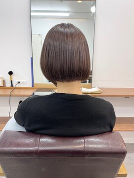 ランプ(Lamp) 白髪染め/髪質改善/中野/ボブショート ビフォアー&アフター