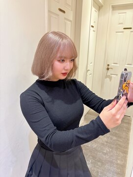 コル(CoL) ミルクティーカラーボブスタイル♪