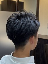 ヘアクリニックカルム 日暮里(Hair Clinic Calme) 7:3分けツーブロック<理容室>[日暮里/メンズ/床屋]