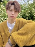 メンズショートツイストスパイラルマッシュツーブロック