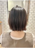 切りっぱなしボブ