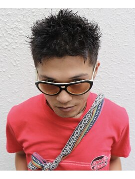 ヘアカロン 熊本本店(Hair CALON) ベリショメンズショートスパイキーショートメンズカットパーマ