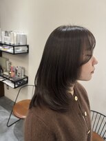 リリアーナ(LILIANA)&nbsp;ミディアムレイヤー レイヤーカット トレンドヘア 韓国ヘア 池袋