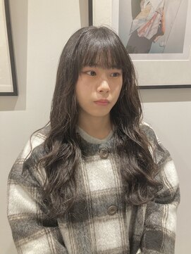 シアン 矢場町店(CYAN.) ロングのコテ巻き風パーマ