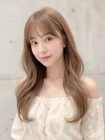 ニコ トウキョウ 渋谷(nico TOKYO)&nbsp;ミルクティーベージュ/髪質改善/ダブルカラー/ケアブリーチ/20代