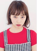 ミニボブ外ハネ前髪あり