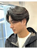 ニコ トウキョウ 渋谷(nico TOKYO)&nbsp;センターパート／ニュアンスパーマ/曲がる縮毛矯正