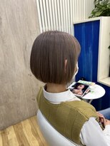 アクアライム(Aqua Lime)&nbsp;ナチュラルショートボブ