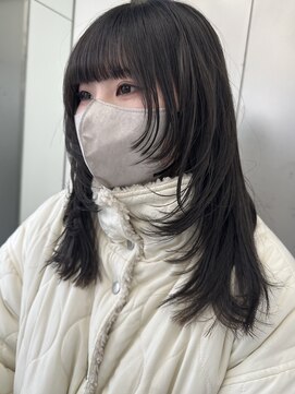 ビューナゴヤ 名駅(VIEW NAGOYA) 前髪カタログ/イメチェンスタイル／ウェーブパーマ/こなれミディ