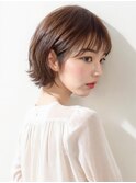 イメチェンヘアスタイル/外ハネボブ/美髪