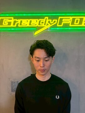 グリーディーフォックス 代々木(Greedy FOX) 波巻き/ハイライト/マッシュパーマ/ウルフ[シェービング]
