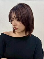 ファルベ(Farbe)&nbsp;ミディアムヘア/暗めカラー/グランマッシュ/デザインカラー