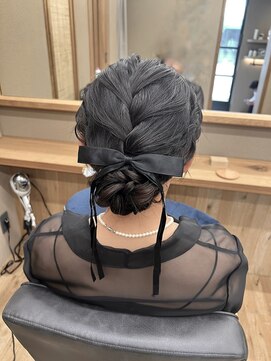 エダ 鎌倉(edA.) 編み込みシニヨン/ヘアセット