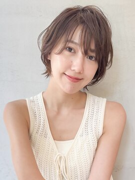 ロンドエニカ 大宮(Lond enika) グランマッシュ/細めハイライト/ショート/白髪ぼかし/前髪☆78