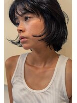 ディスアンドザット あびこ店(THIS&THAT)&nbsp;Hair by ryu【前上がりボブ　レイヤー　黒髪】